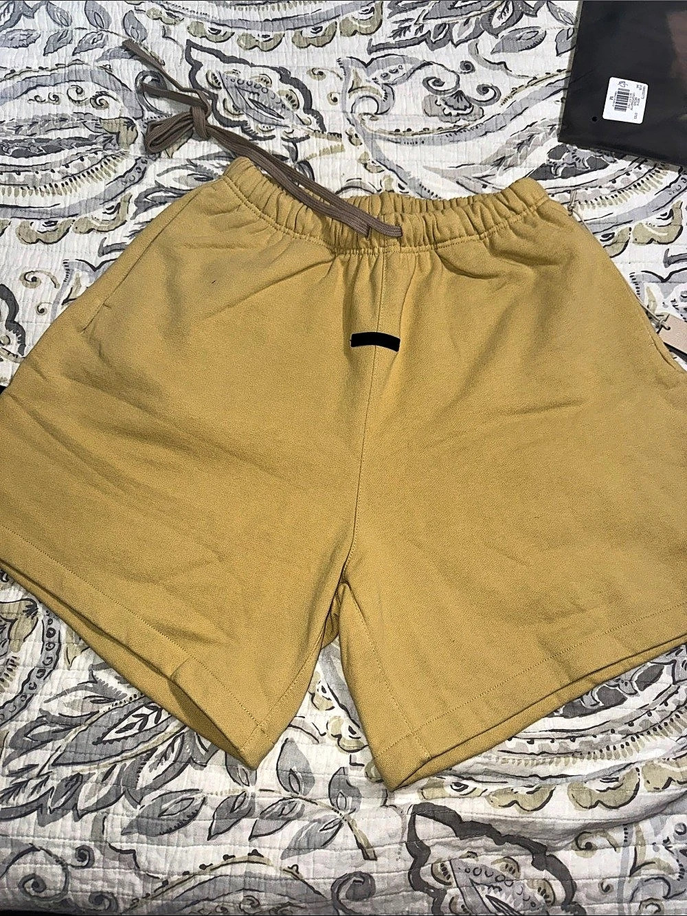 Essentials Fear of God Shorts in Yellow NWT